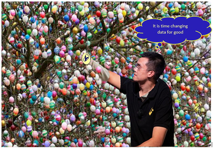 Egg tree with CZ_Hopr sologan